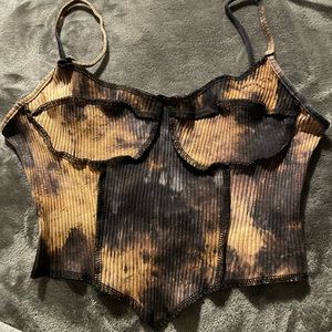 s rib-knot crop top from shein